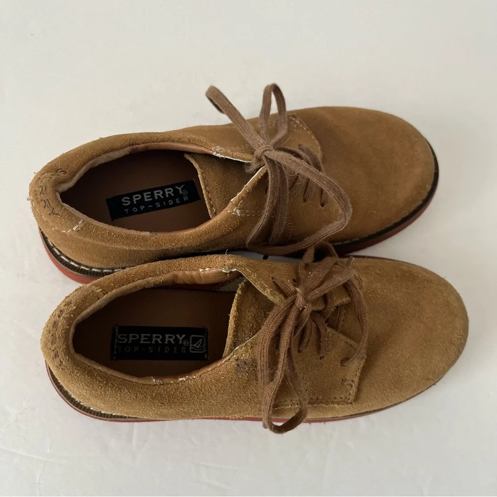 Sperry Top Sider Tevin Leather Suede Dress Shoes Size 12.5